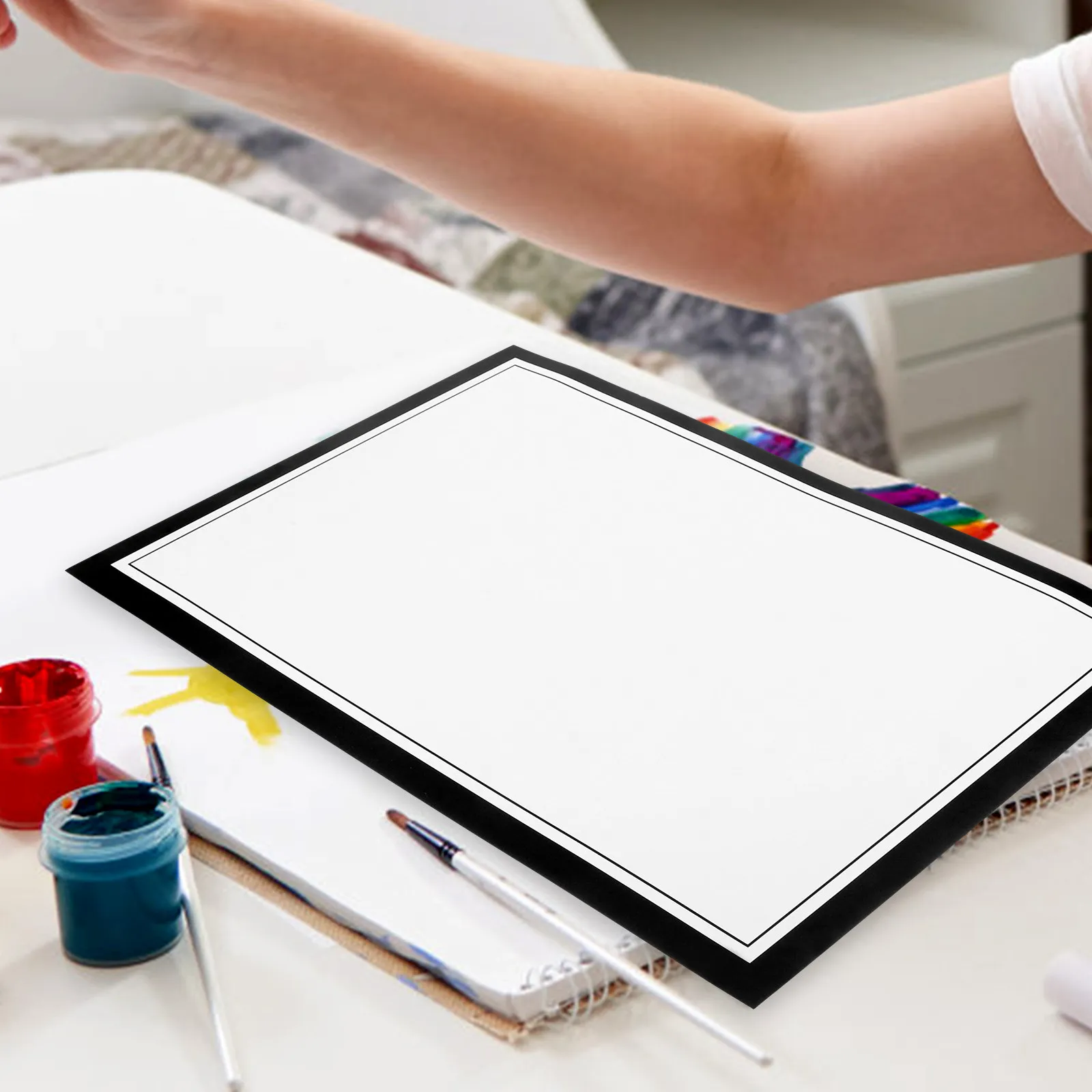 10-枚のペイントカードストック厚紙滑らかな表面スケッチ描画書き込み-diy-画材カードストック