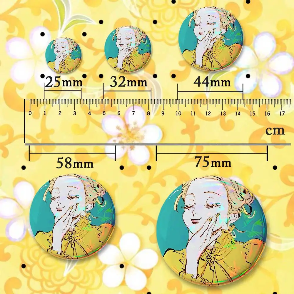 V-Veil Emma HD Print Badges Pretty Round Display Brooches IP merchandise 32mm 58mm 75mm 44mm 25mm