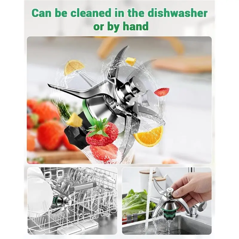 KEOL-Replacement Blade For TM5 And For TM6, High-Quality Stainless Steel Mixing Knife Perfect For Chopping, Stirring