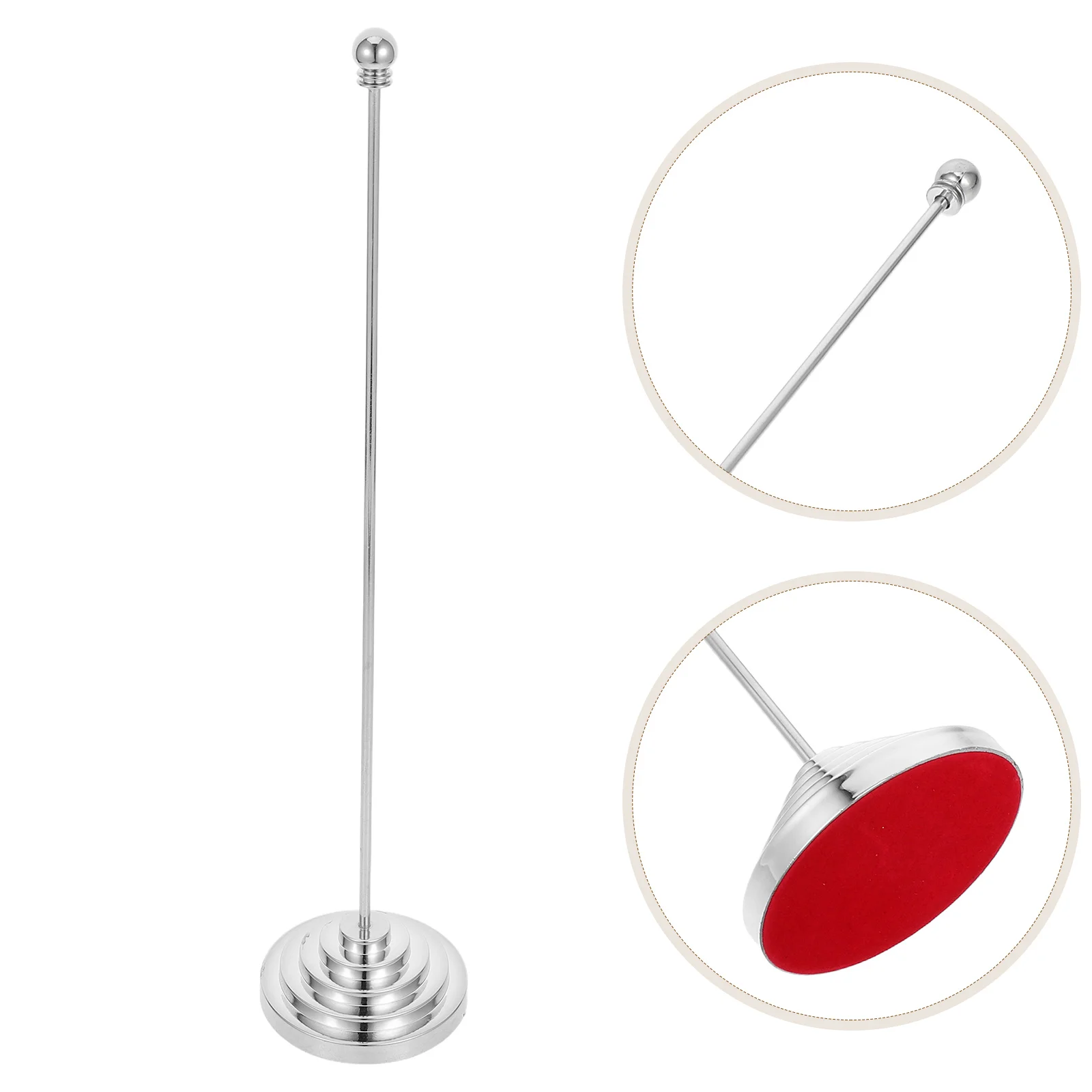 

Sturdy Mini Desk Holder For Office Decor Iron Plastic Desktop Stand With Compact Design Tabletop Flag Display Pole For