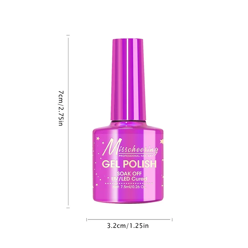 7.5ML Water Light Cat Eye Gel Semi Permanent Soak Off Holographic Crystal Magnetic Gel Polish For Nail Art DIY Decoration