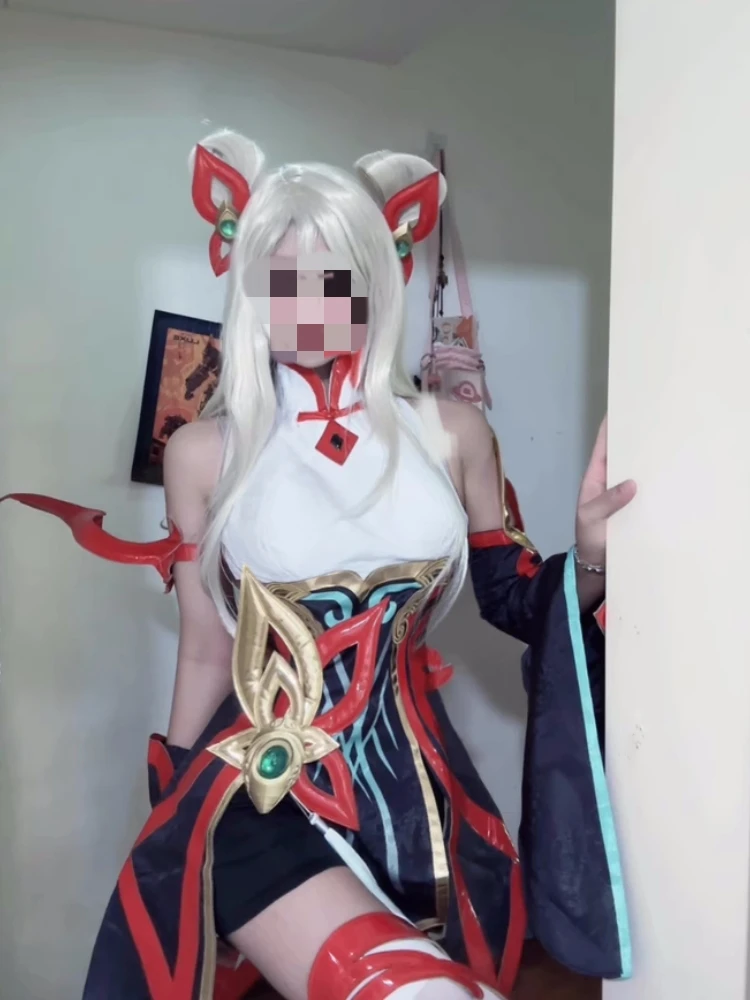 Irelia Cosplay Kostüm Spiel lol die Klinge Tänzer Anime Frauen sexy Kampf Uniform Halloween Kostüm Rollenspiel Kleidung Perücke Lager