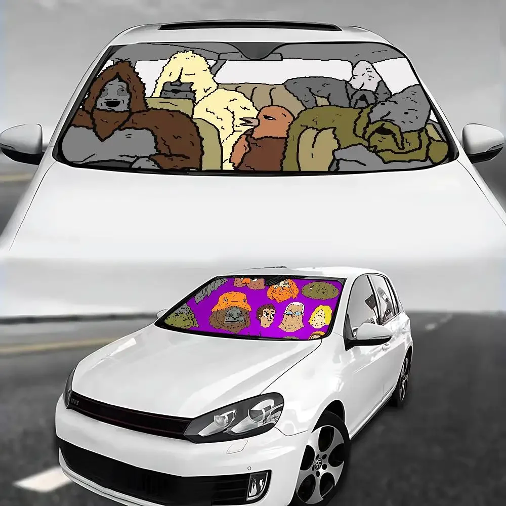 H-The Big Lez ShowS مظلة السيارات الستائر 130x70 سنتيمتر مظلة السيارات غطاء الزجاج الأمامي UV حماية السيارات قناع اكسسوارات للسيارات #2