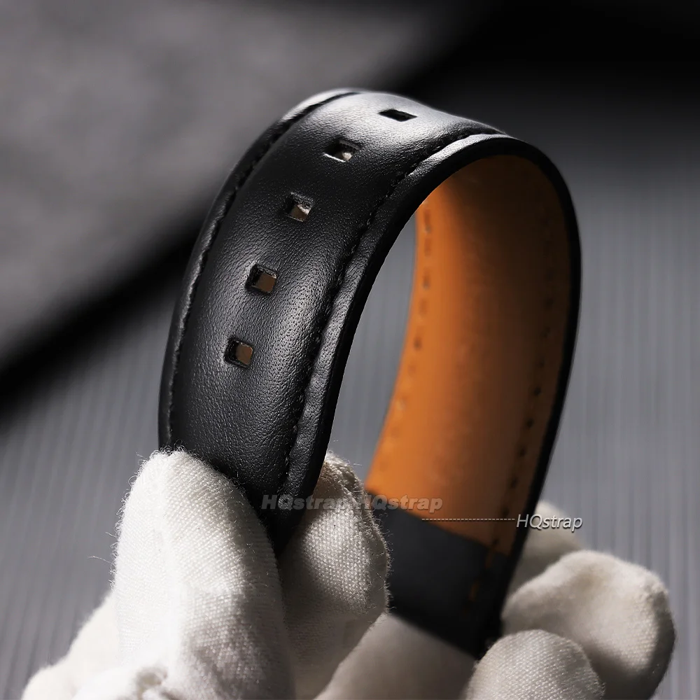 Vintage Braunes Leder-Uhrenarmband 18mm 20mm 22mm 24mm Rindsleder-Uhrenarmband für Männer und Frauen Schnellverschluss-Armband Universelles Armband – Detail 7