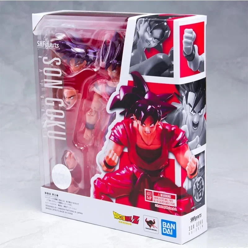 

Original Dragon Ball SHF Red Son Goku Kaioken Action Figure Anime Model Toy Gift SH Figurats