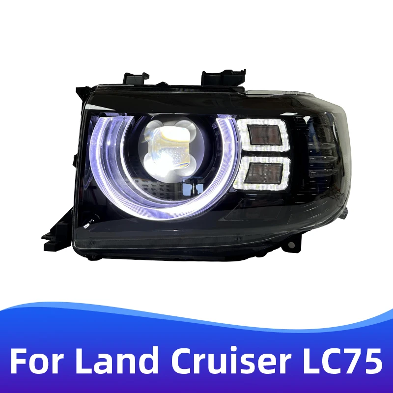 

For Toyota Land Cruiser 4500 LC76 Retrofit and Upgrade Headlight Assembly LC70 LC71 LC75 FJ75 DRL Auto Parts
