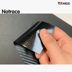 Fibra de carbono Vinyl Wrap Pegatizas de automóvil negro Impermeable Película Automotriz Pegatinas Adhesivas Adhesivas para accesorios para automóviles 6 Vinilo de gelatina de las mejores ventas - №5