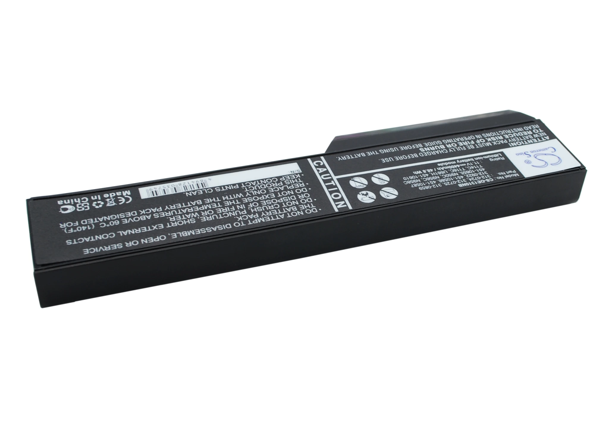 CS 4400mAh/48.8Wh batería para DELL Vostro 1310,1320 de 1510,1511 de 1520,2510 PP36L... PP36S 312-0724.312-0725.312-0859 U661H