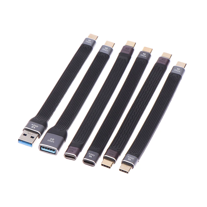 Usb Cable 3.1 4 Type-C Extension Cable Male To Male Female 40Gbps 10Gbps 100W Fast Charging Cable High Speed Data Transfer