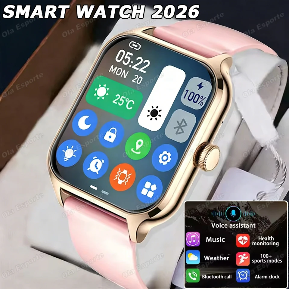 Breath Rate Monitor - สมาร์ทวอทช์สำหรับกีฬากลางแจ้งพร้อมระบบตรวจสุขภาพ 2026 HW12 รองรับการโทรผ่านบลูทูธ ตรวจวัดการหายใจ การนอนหลับ