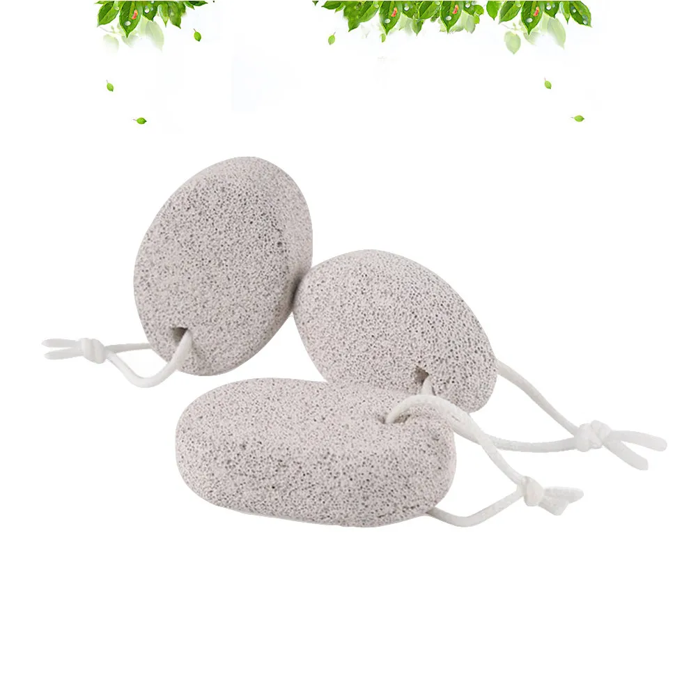 3Pcs Pumice Stone Foot File Callus Remover Natural Lava Whitening Dead Skin Removal Easy Storage Foot File Callus Remover
