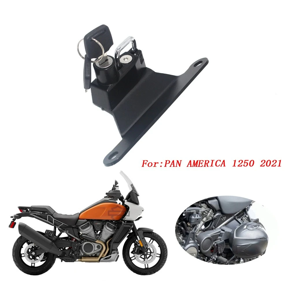 

Helmet lock and anti-theft lock applicable to PAN AMERICA 1250 S 2021-2022