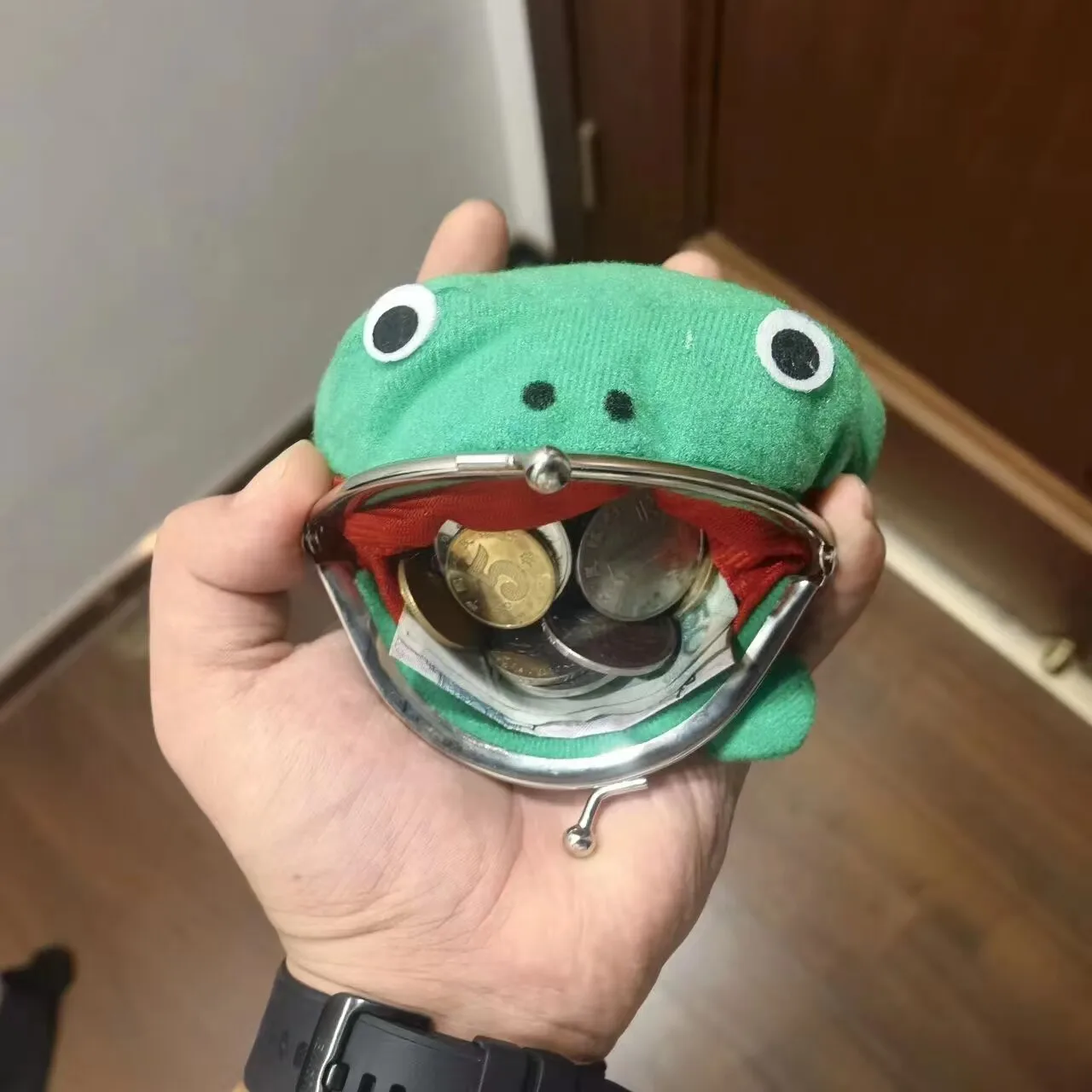 Nueva Cartera de Anime Naruto, Cartera de Monedas con Diseño de Rana, Accesorios de Disfraces para Niños y Niñas, Cartera de Peluche, Regalos de Cumpleaños para Niños