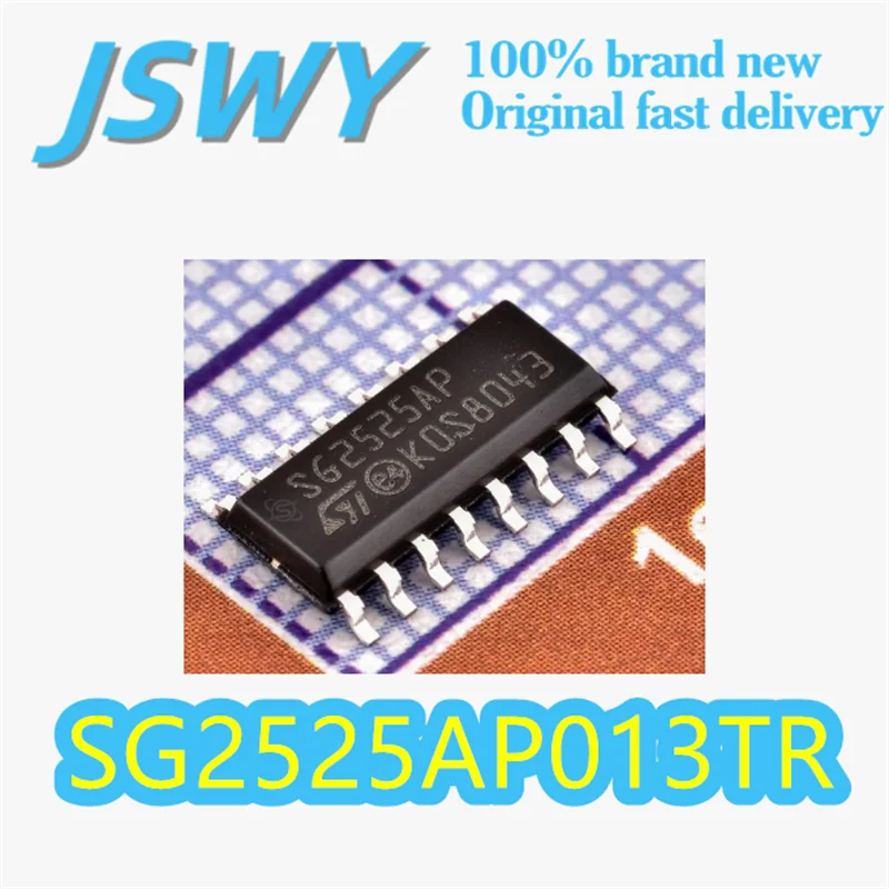 

(10/50 pieces) SG2525AP013TR Original Silk-Screen SG2525AP Package 16-SOIC Voltage-Mode PWM Controller Electronics In Stock