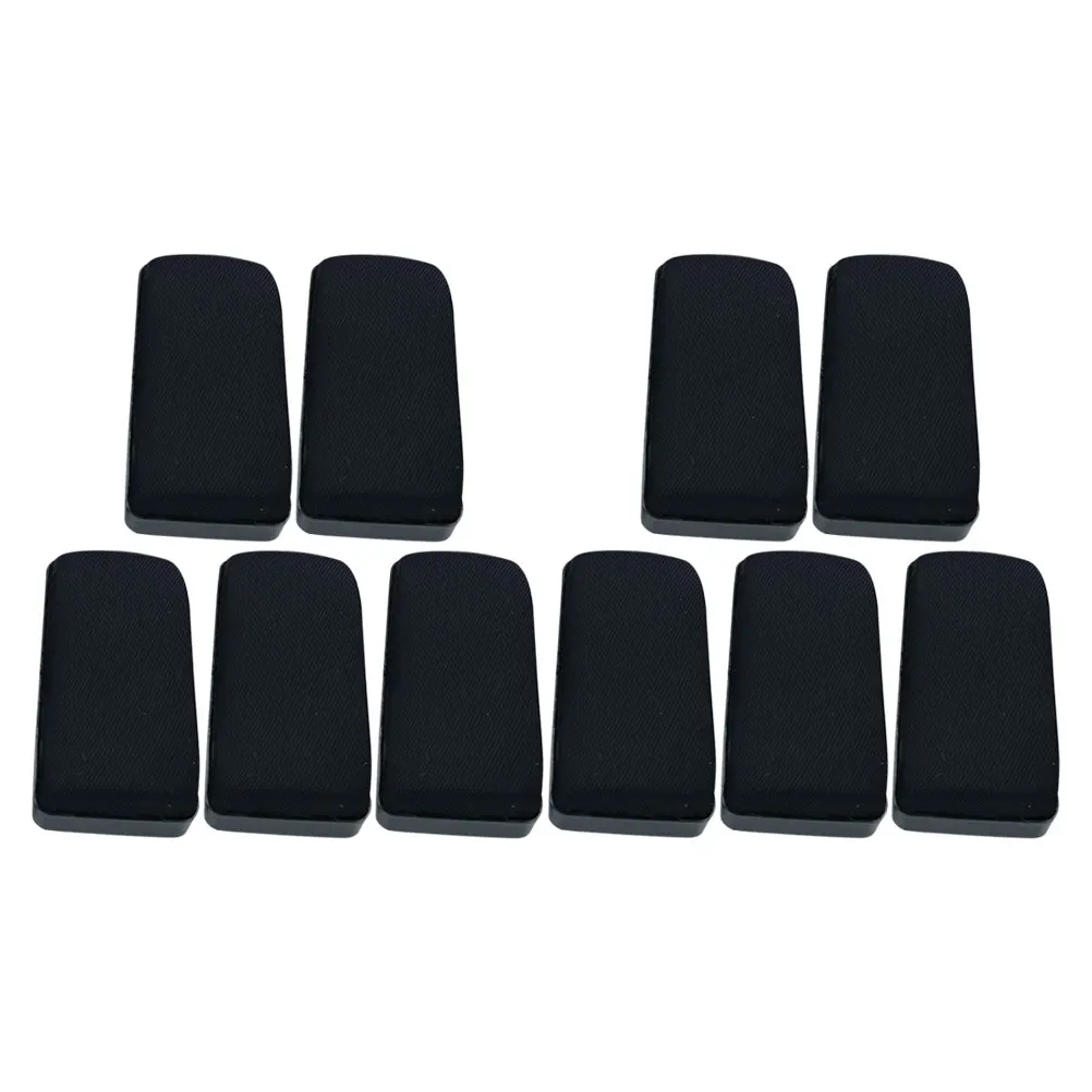 10PCS Blackboard Dry Erase Eraser Flannel Material Sturdy Comfortable Versatile Chalk Dry Marker School Supplies