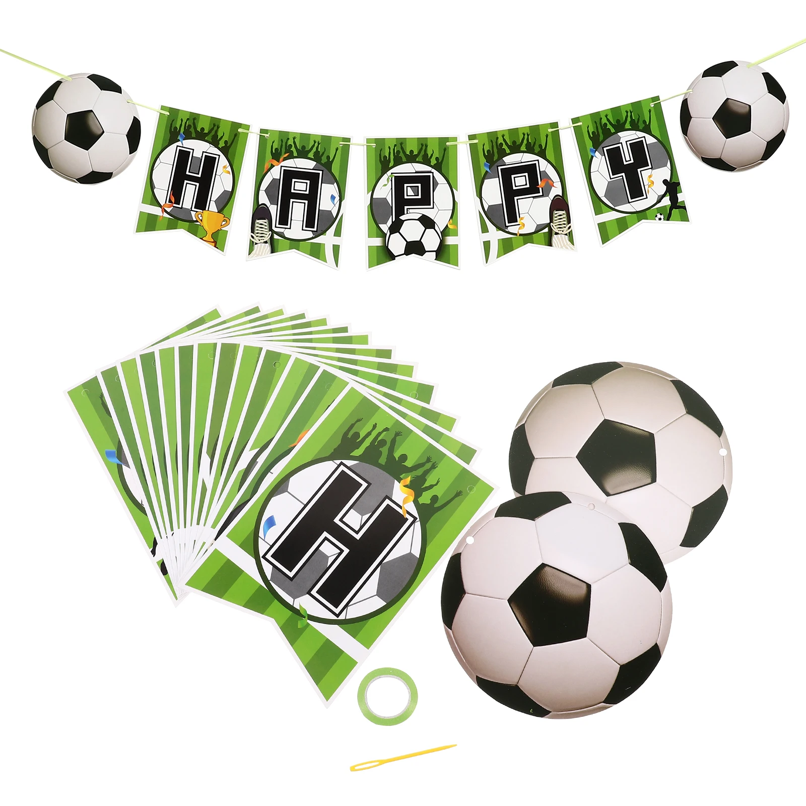 

Football Banner Kids Birthday Hanging Decoration Soccer Theme Football Party Supplies Birthday Party Decor Soccer Banner