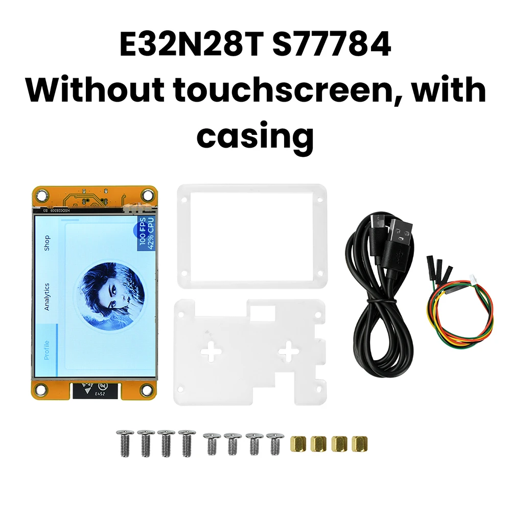 

ESP32 WiFi Bluetooth Development Board 2.8 Inch ST7789 240*320 Smart Display Color Screen ESP32-32E Type-C