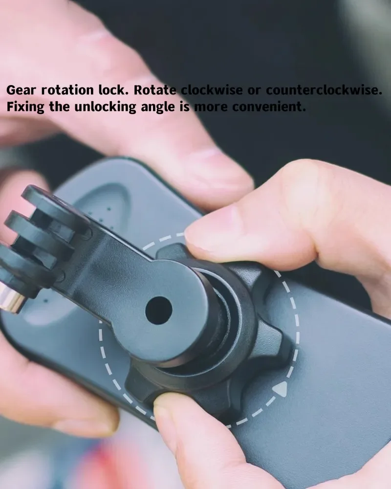 حامل تصوير أفقي ورأسي لسلسلة GoPro Hero ، محول مشبك حقيبة الظهر ، كاميرا DJI OSMO العمل 5 Pro 4 3 2 1 ، 2 في 1