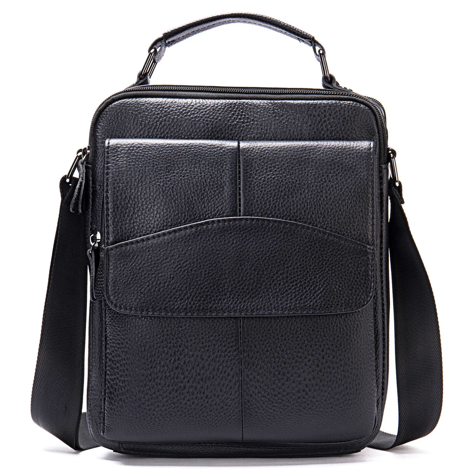 

Large Capacity Split Leather Bag For Man Messenger Bag New Men Crossbody Bag Shoulder Bags Multi-function Men Handba