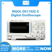 RIGOL-osciloscopio Digital de DS1102Z-E, 100M, doble canal, 200M, ancho de banda, almacenamiento de DS1202Z-E