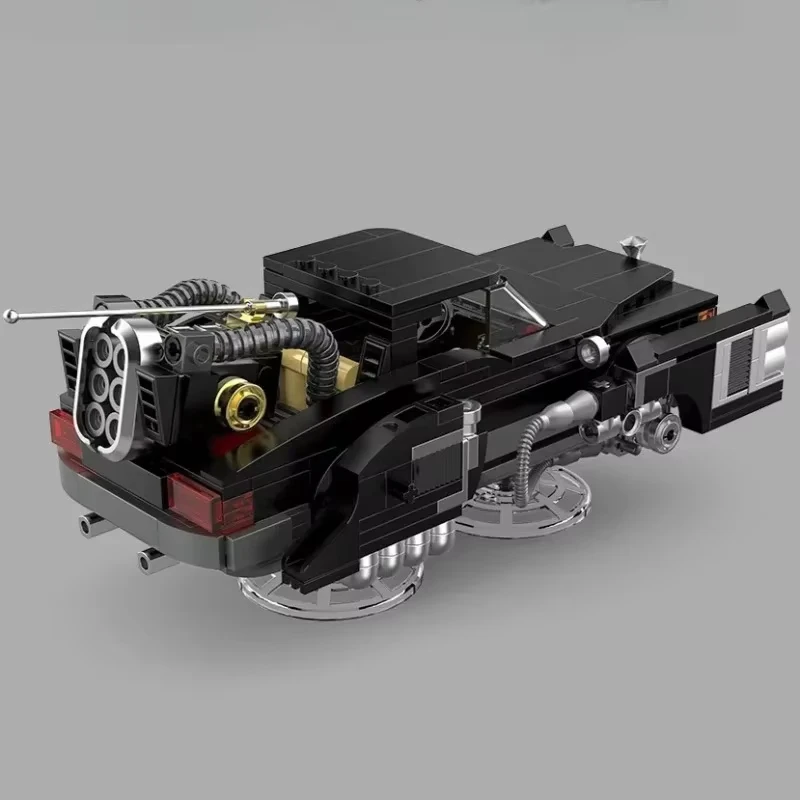 MOC PB8827 Zwart Toekomst Rijden Vliegende Auto Bouwstenen Snelheid Voertuig Model Bricks High Tech Speelgoed Kit DIY Cadeau voor Kinderen Volwassenen