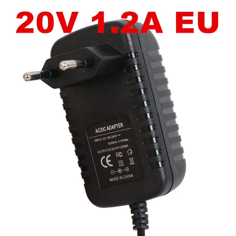 20V1.2A Power Supply LED lamp Power Supply 20 V Power Supply 20v 1.2A 1200mA Power Adapter 100-240VAC EU UK AU US Plug