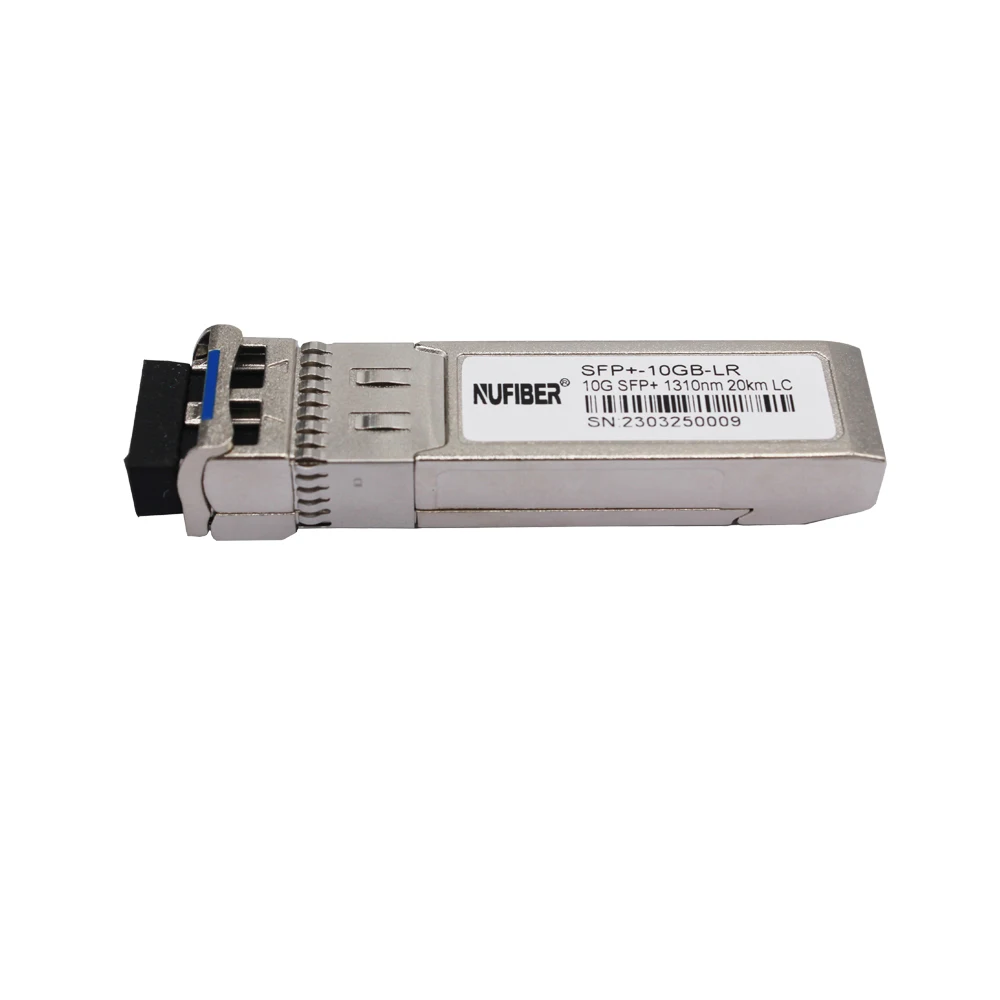 Módulo de fibra LC dúplex SFP + 10 Gb/s 20KM, módulo transceptor de conector SM 1310nm para centro de datos, transceptor Optique personalizable
