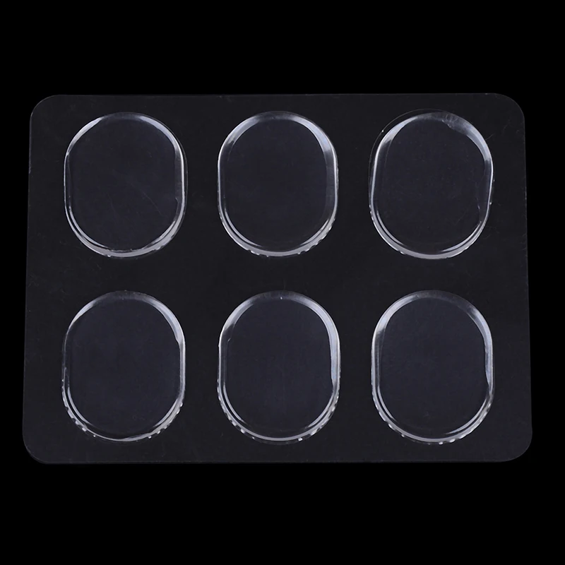 6pcs/set Transparent Anti Vibration Shock Absorbing Mat Washing Machine Noise Reduction Silicone Furniture Noise-absorbing Pad