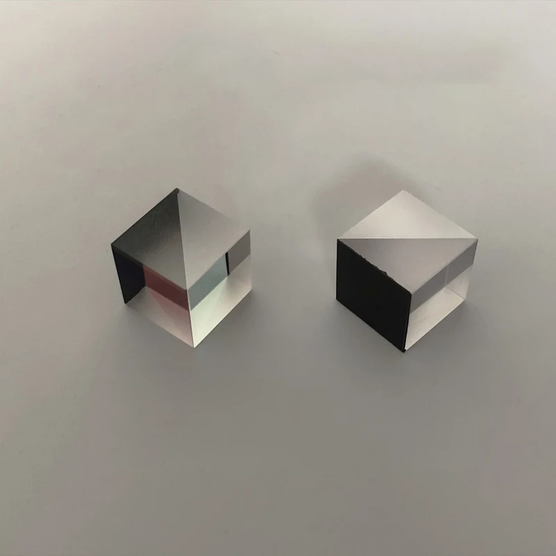 Beamsplitter prism 15*15*15mm splitting ratio 90:10 optical glass three-sided AR coating processing customization