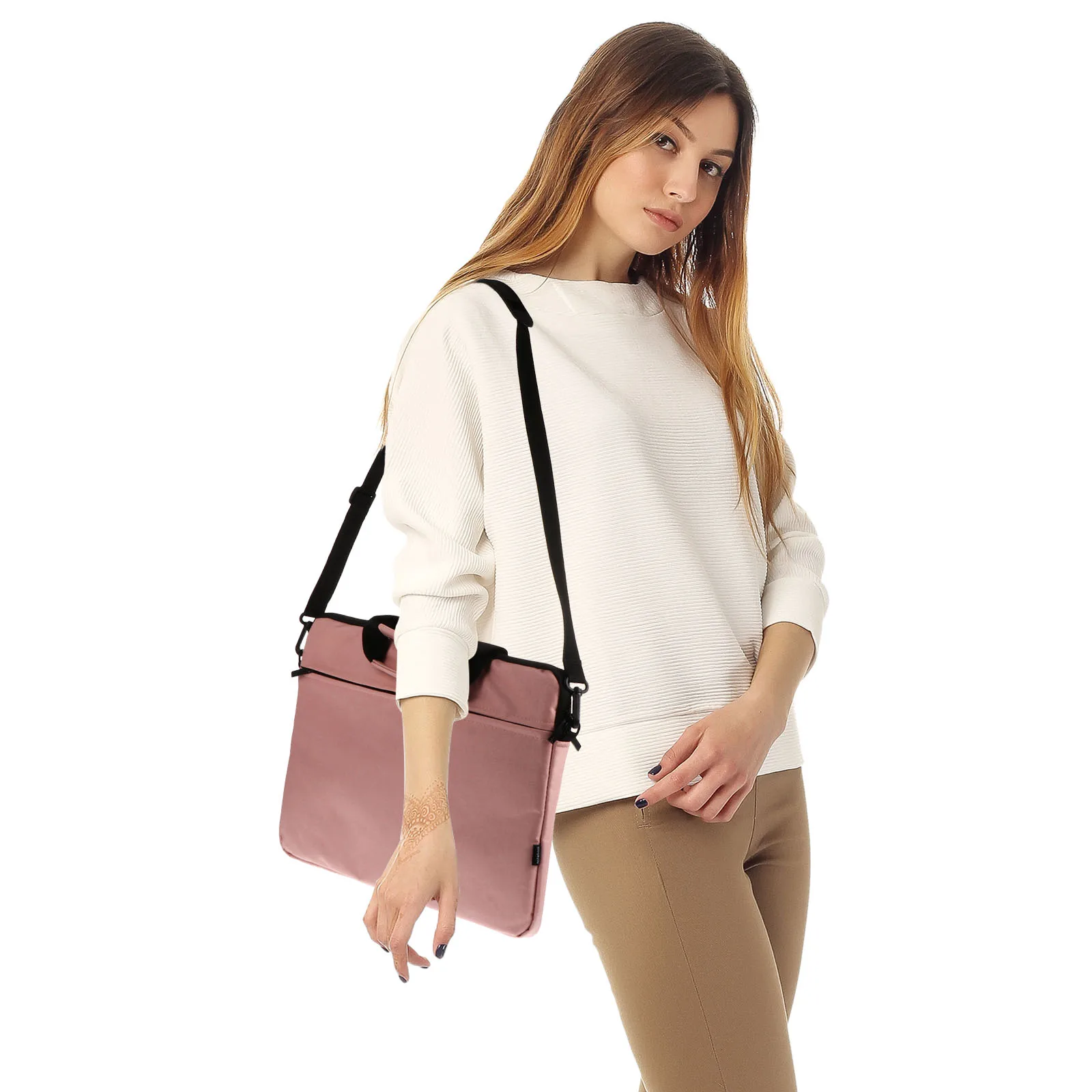 

Laptop Bag For 13-15.6 Inch Notebook Anti-Scratch Wear Resistant Protective Sleeve Case Business Organizer Pouch Smooth Zipper