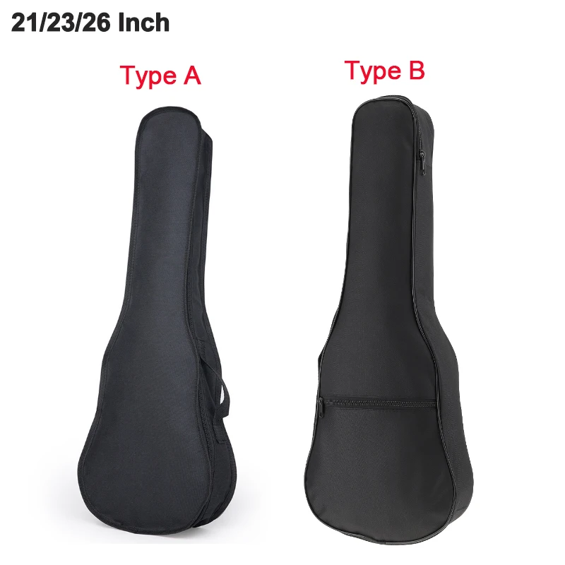 21 / 23 / 26 Inch Ukulele Bag Portable Waterproof  Soft Case Monolayer Bag Single Shoulder Backpack