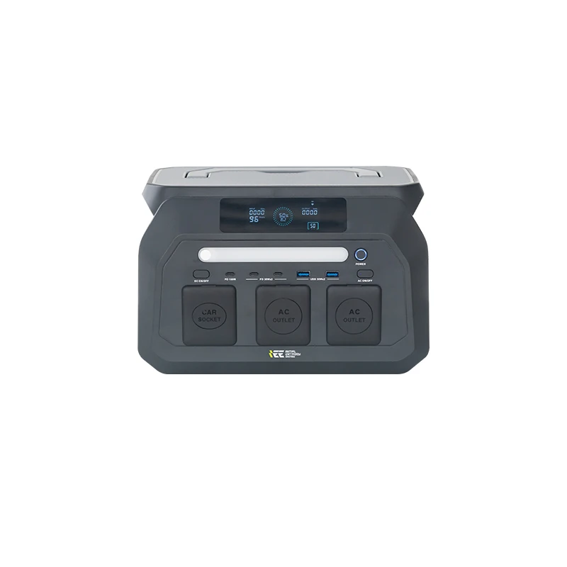 IEE P800 Przenośna stacja zasilania 800W, moc znamionowa 1600W, moc szczytowa 512Wh, generator solarny LiFePO4, szybkie ładowanie 1,2H, 10ms EPS, czysta fala sinusoidalna, power bank do użytku w — 2