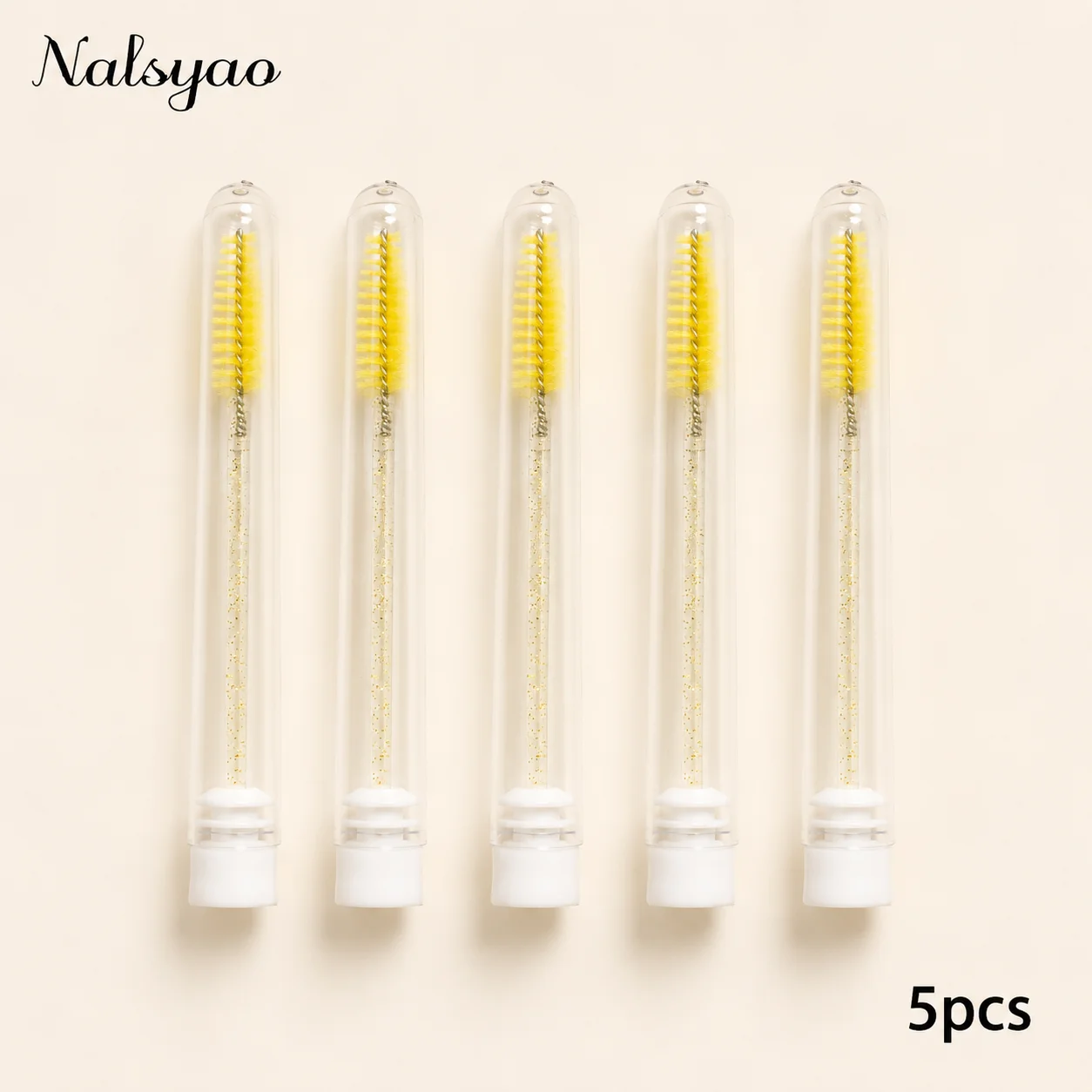 50PCS Dust-Proof Empty Eyelash Brush Tube Reusable Lash Mascara Wand Case Eyebrow Comb Makeup Container Wholesale