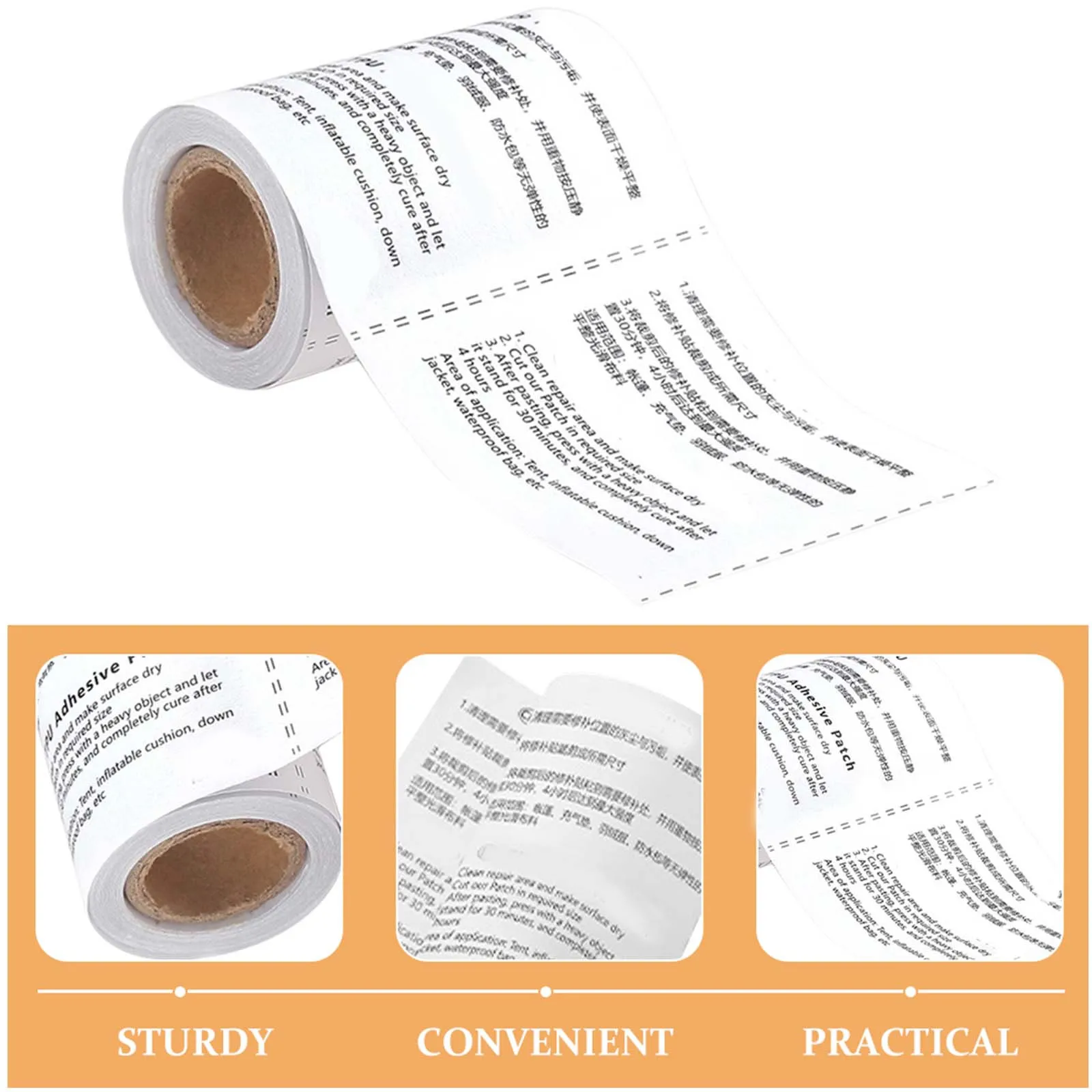 1 Roll Adhesive Tpu Repair Patches For Inflatable Boat Kayak Raft Swim Mattress Tent Raincoat Pool Water Outdoor Mend