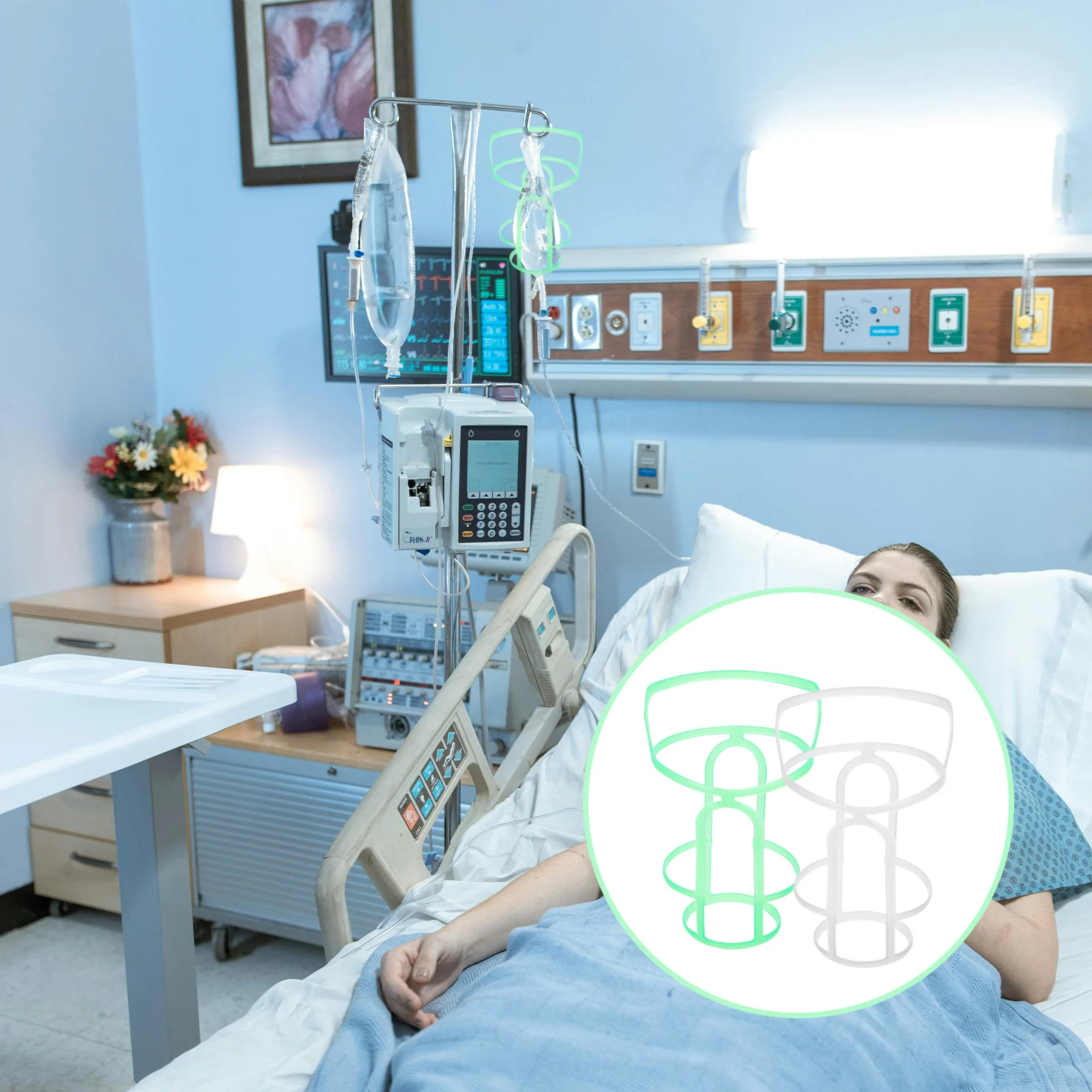 

20pcs Infusion Bottle Hanging Net Reusable Plastic Drip Cover For Saline Solution Lightweight Holder Hospital Home Use Medical