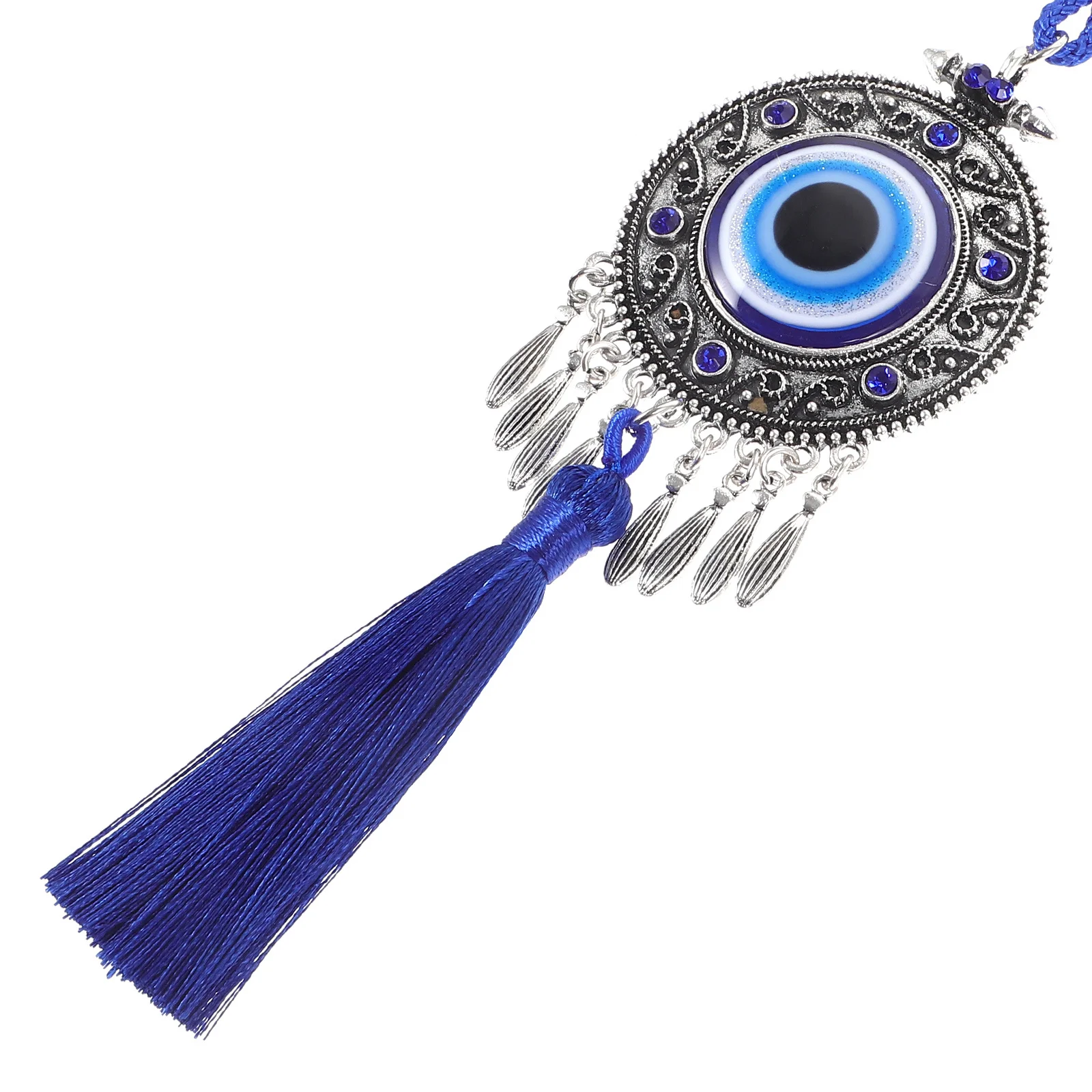 

Evil Eye Hanging Ornament Zinc Alloy Car Rearview Mirror Door Window Decor Protection Charm Turkey Evil Eye Decor