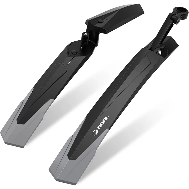 RBRL Mountain Bike Mudguard Front and Rear 26 Inch Bicycle Fenders Lengthen Widen Fender AntiShake Wings Set Bicycle Accessories