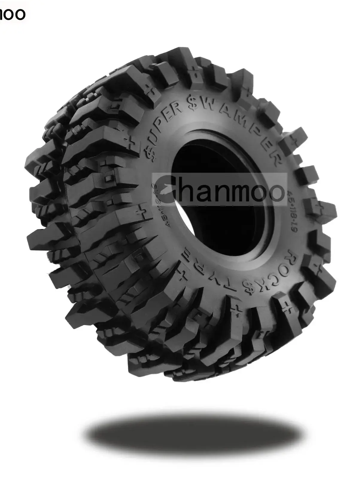 1.9in Crawler Banden Rock Wielen Modder Band voor 1/10 Schaal RC Auto Axiale Traxxas SCX10 II III TRX4 RC4WD D90 YK4102 Gen8 Redcat - afbeelding 2