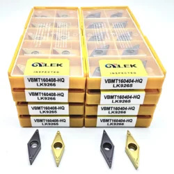 VBMT160404 VBMT160408-HQ LK9265 High Quality External Turning Tool Carbide Insert CNC Turning Lathe Steel Steel Processing