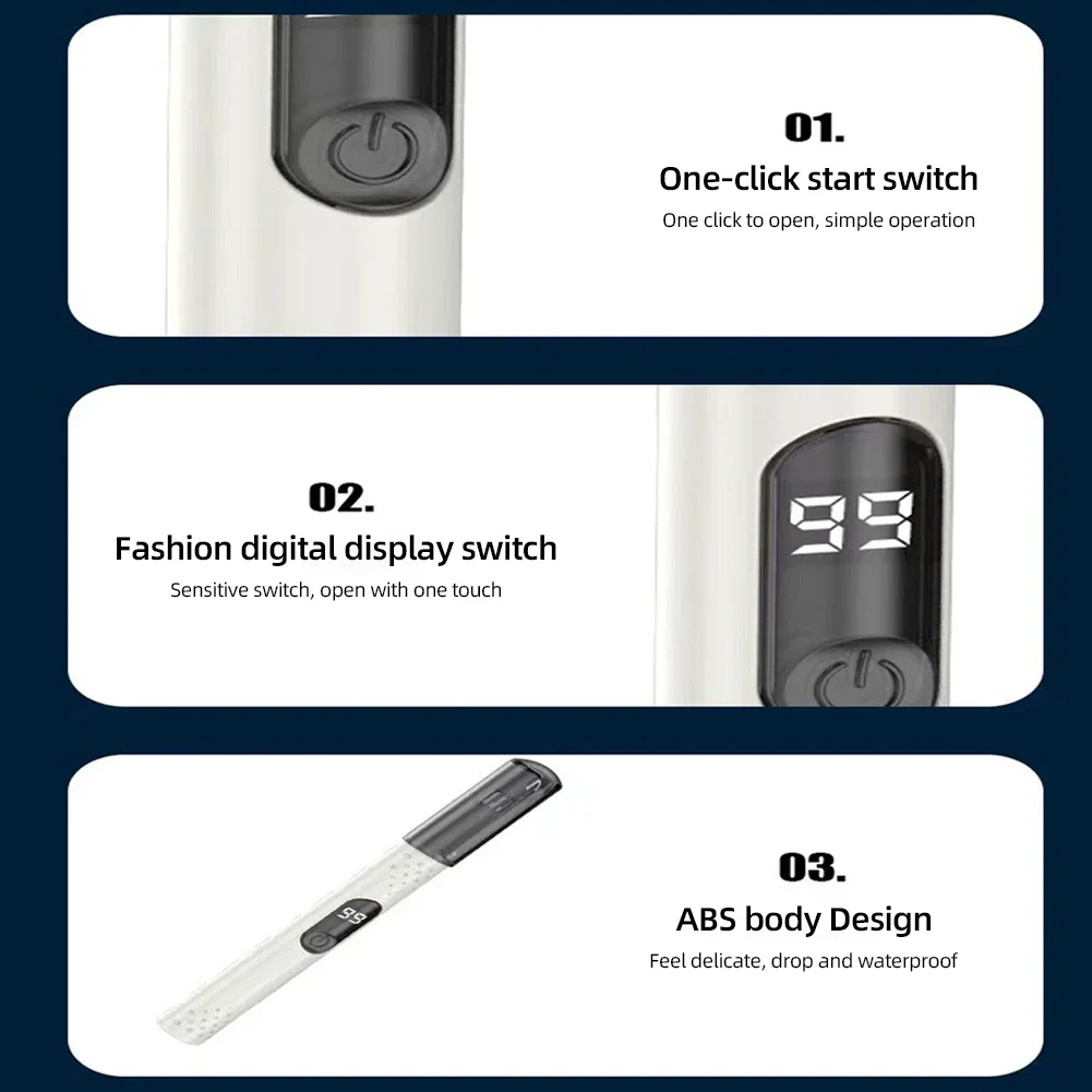 ماكينة تشذيب شعر الأنف الكهربائية للرجال، ماكينة قص شعر الأنف القابلة لإعادة الشحن عبر USB، أدوات حلاقة محمولة لإزالة شعر الأذن، أدوات حلاقة متعددة الحركية