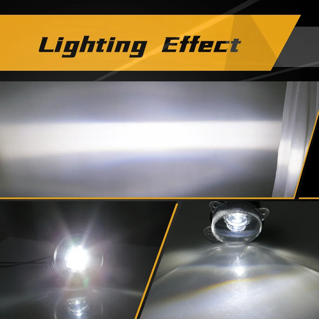 Światła przeciwmgielne LED do VW Volkswagen Polo T5 Transporter Multivan Caravelle Gol Skoda Fabia Mk1 Światło przeciwmgielne przedniego zderzaka Reflektory 12V — zdjęcie 4