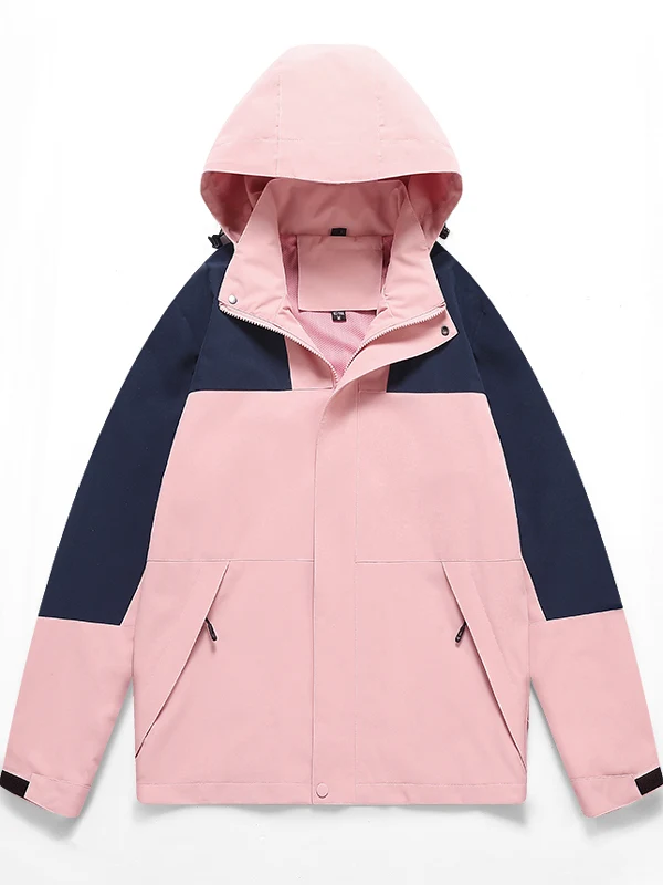 

Spring Autumn Casual Loose Men's Jaet Outdoor Hooded Coat Faionable Spor Upperwear Polyester Nylon Cosite Fiber