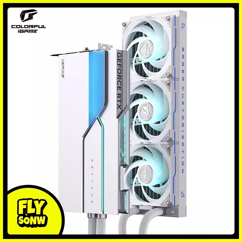 

Rainbow RTX5080 5090D Water God Series Игровая компьютерная консоль Коробка Независимая видеокарта