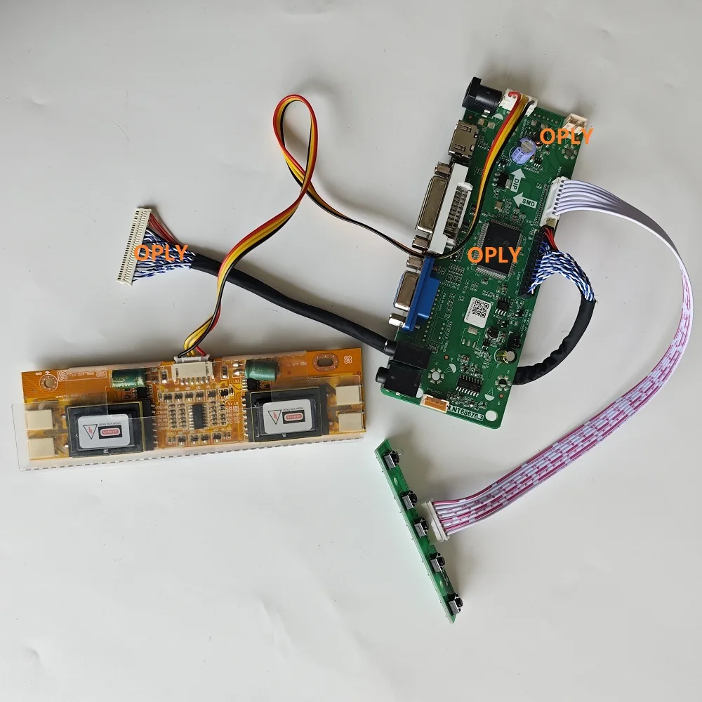

M.NT68676 Controller board for MT220WW01 V.0 MT220WW01 LCD panel 22" 1680X1050 HDMI-compatible VGA DVI screen monitor DIY