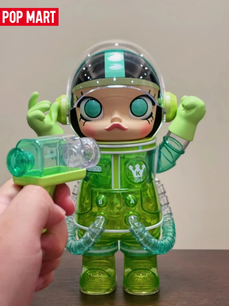 

Genuine POPMART MEGA SPACE MOLLY 400% Spring Cocktail Series 400% Mojito Child Companion Family Favorite Large Dolls