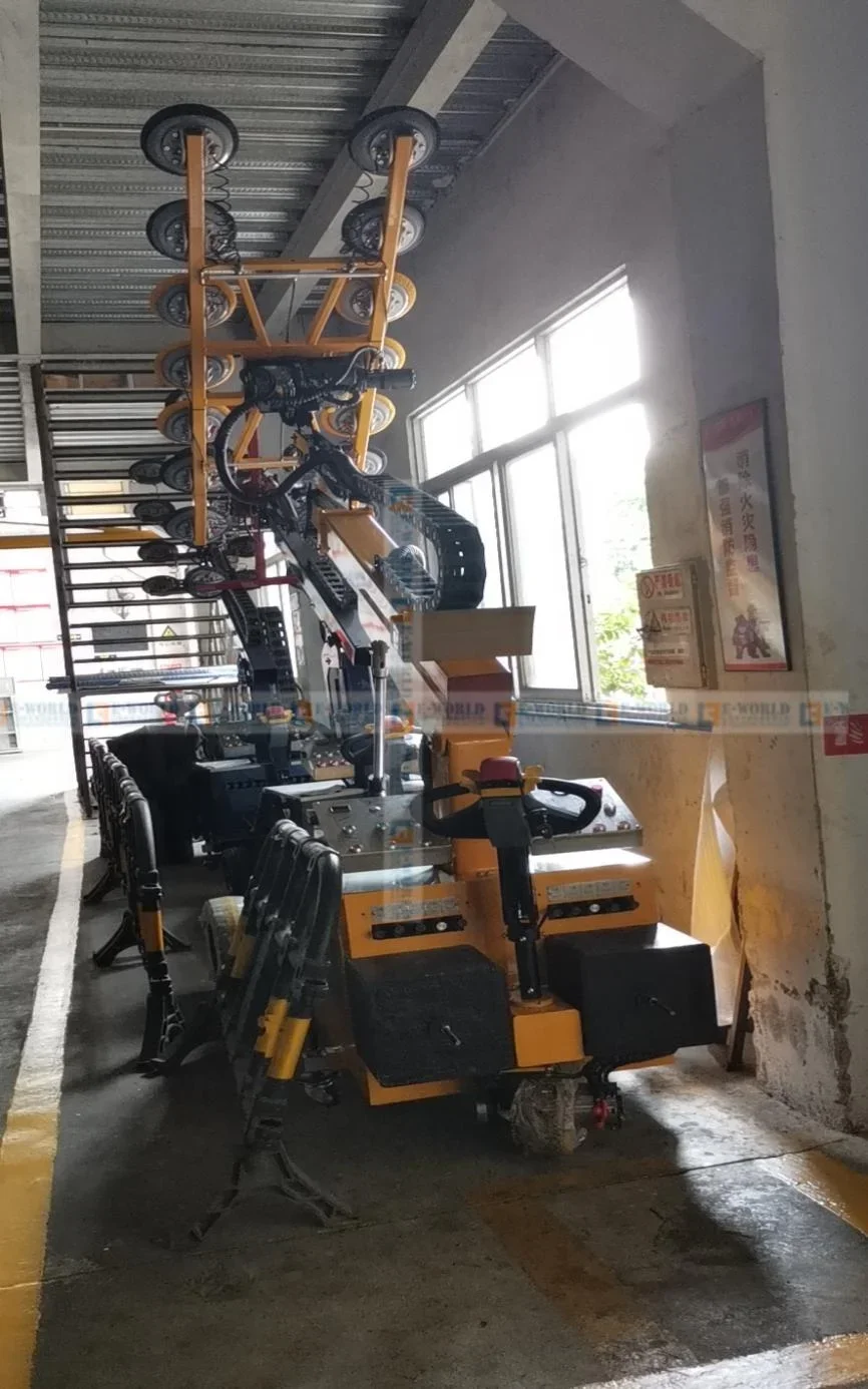 YG Customized Sale New Glass Lifter Robot Machine 6 Suction Cup Glass Vacuum Tool With Motor Core Installation Robot