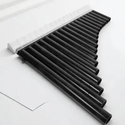 

Professional 18 Pan Flute Made of ABS Resin C Key Clear Sound School Musical Instrument for Beginners Pan Flute