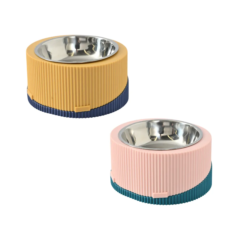 Mixed Color 2 in 1 Dog Slow Feeder Bowl