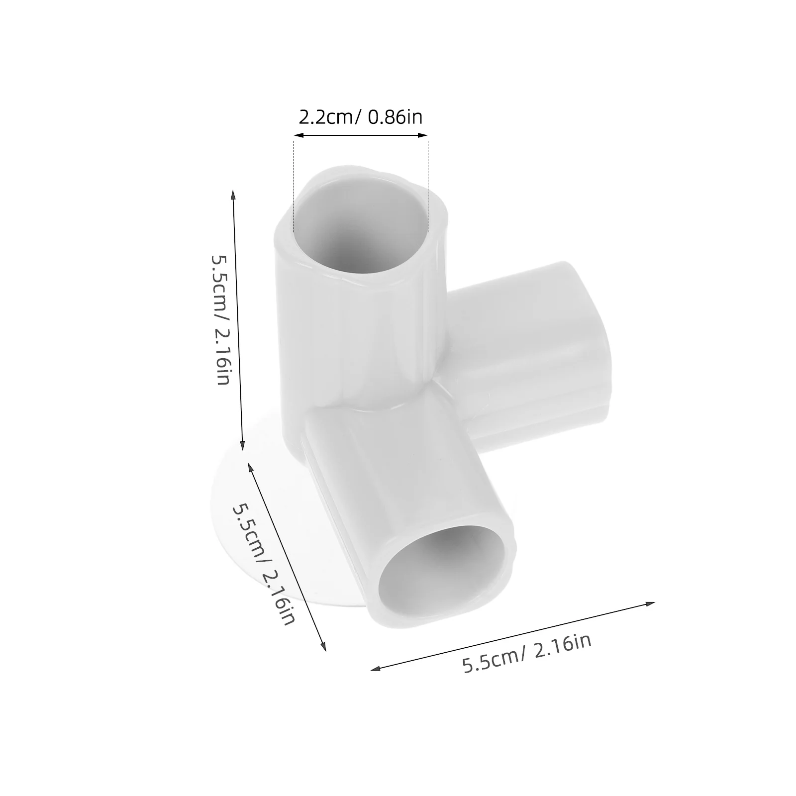 Baby-Laufstall-Teile, 3-Wege-Gelenk-Ersatzanschlüsse für Spielen, Hof, Innendurchmesser 22 mm, Zeltstangenverbinder, Baby-Laufstall