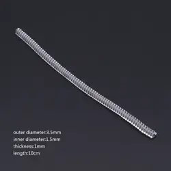 Ajustador tamaño anillo para anillo suelto, diseño único, tensor anillo plástico transparente, protectores